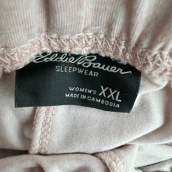 Eddie Bauer Women's Pull On Pink Loungewear Sleep Shorts Size XXL - Picture 2 of 10